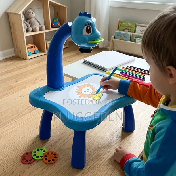 Educational Kids Art Drawing Projector Table - 1