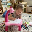Educational Kids Art Drawing Projector Table - 2