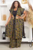 African Kimono na Palazzo Set - 3