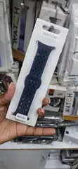 Kamba ya Kioo ya Michezo ya Silicone ya Bluu Nyeusi kwa Watch 7 Ultra - 2