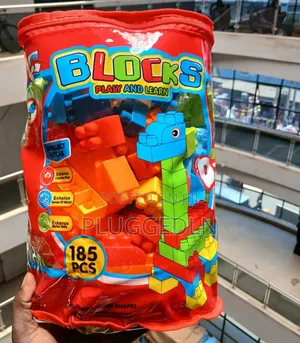 185-Piece Blocks Play and Learn Educational Building Set