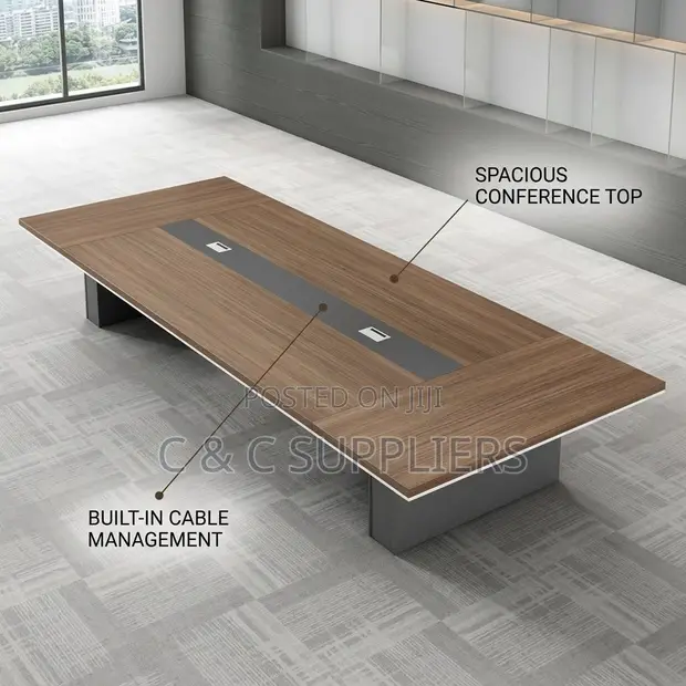 3000mm Wide Office Conference Table - 1