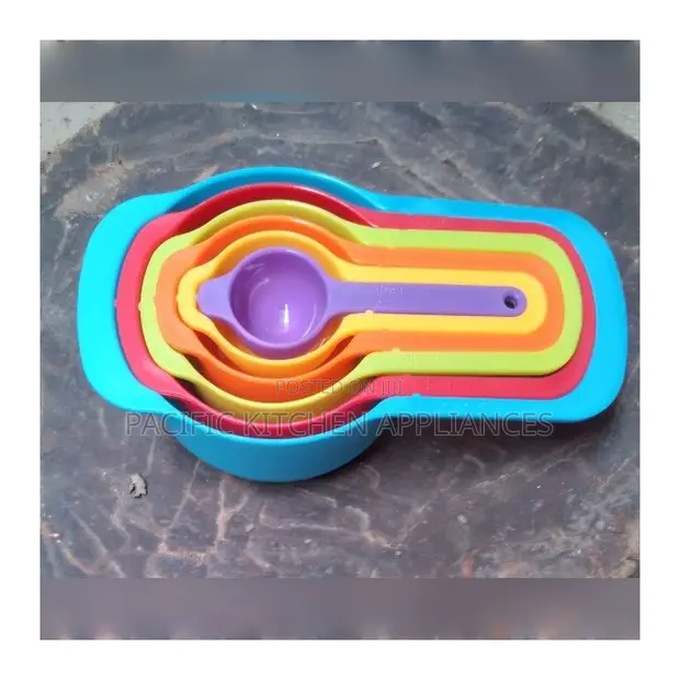 6pcs Colorful Kitchen Measuring Cup Set - 1