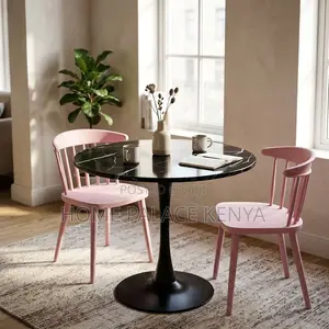 Home Palace Set ya Mazungumzo ya Bustani ya Mviringo ya Viti 2 - Pink