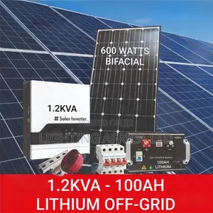 1.2kVA Hybrid Solar Package with 100Ah Lithium Battery