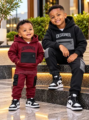 Designer Side Pocket 2pc Tracksuit (Ages 6m-2y)