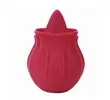 Love Tongue Licking Rose Vibrator - Waterproof, Silent - 1