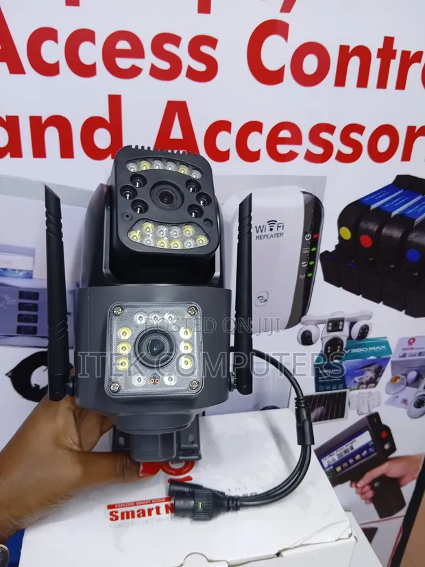Kamera ya CCTV ya V380 Pro 4G Dual Lens yenye Smart Motion Alerts - 1