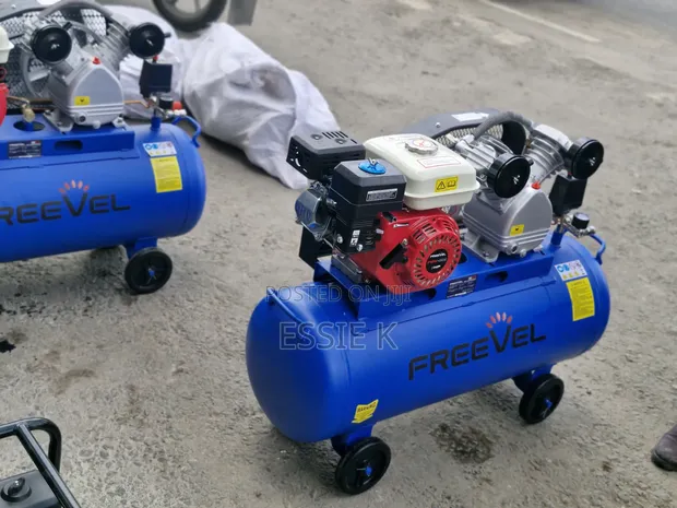 Maxmech Belt Driven Petrol Air Compressor 100L 7HP - 1