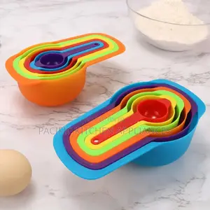 Kitchencentre 6-Piece Measuring Cups Set - Rangi Mbalimbali