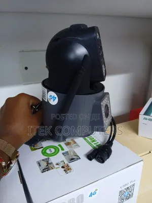 V380 Pro 4G Dual Lens CCTV Camera for Outdoor Security