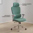 Kiti cha Meneja wa Orthopedic cha Kitambaa cha Kijani - 1