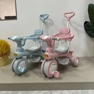 Fancy Tricycle with Music and Lights - Push Handle