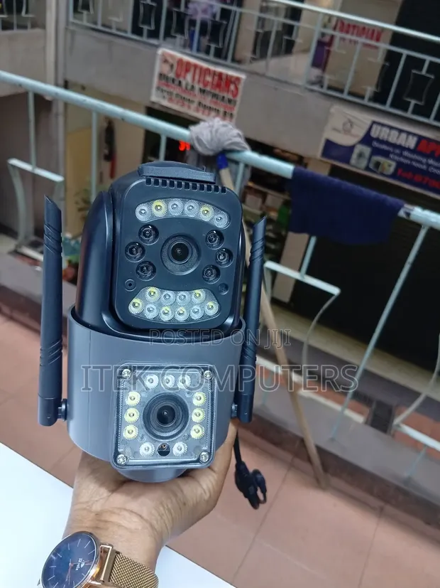 Kamera ya CCTV ya V380 Pro 4G Dual Lens kwa Usalama wa Duka - 1