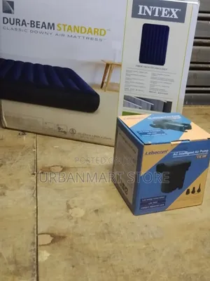 Brand New Intex 6x6 Inflatable Mattress with Free Electric Pump