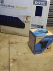 Intex 6x6 Inflatable Mattress Mpya na Pampu ya Umeme Bure - 1