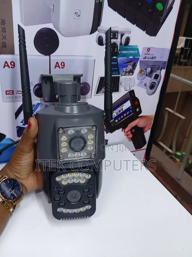 V380 Pro 4G Dual Lens CCTV Camera - 1