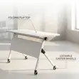 White Folding Training & Meeting Table - 1