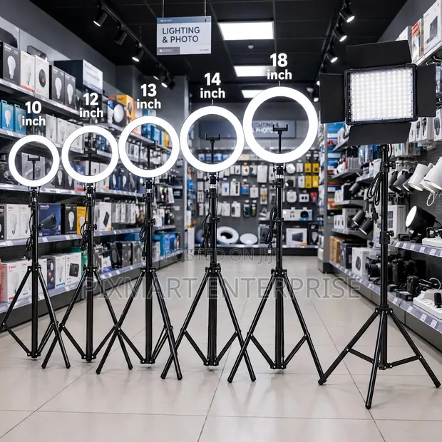 12 Inch LED Ring Light kwa Makeup & Video - 1