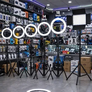 13 Inch LED Portable Ring Light kwa TikTok & Selfies