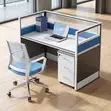 1-Way Office Workstation Table - 2