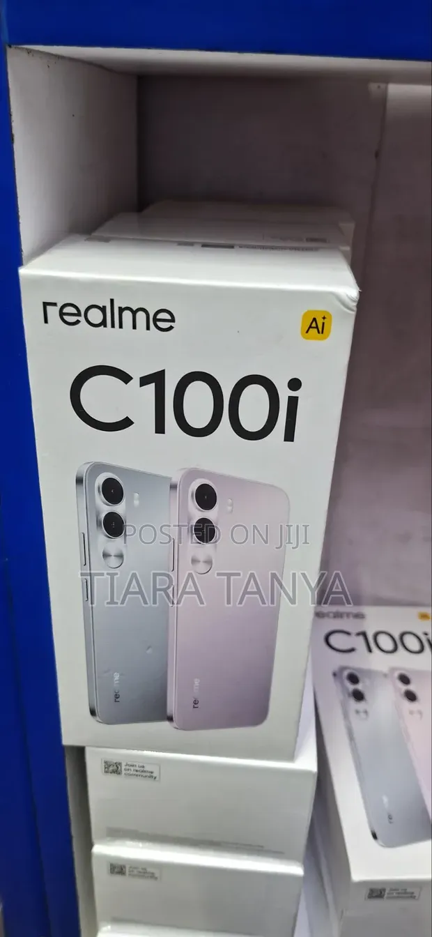 Realme C100i Mpya 64GB Nyeusi - 1