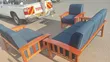 Sofa ya Wazi kwa Eneo la Mapokezi la Ofisi - 1