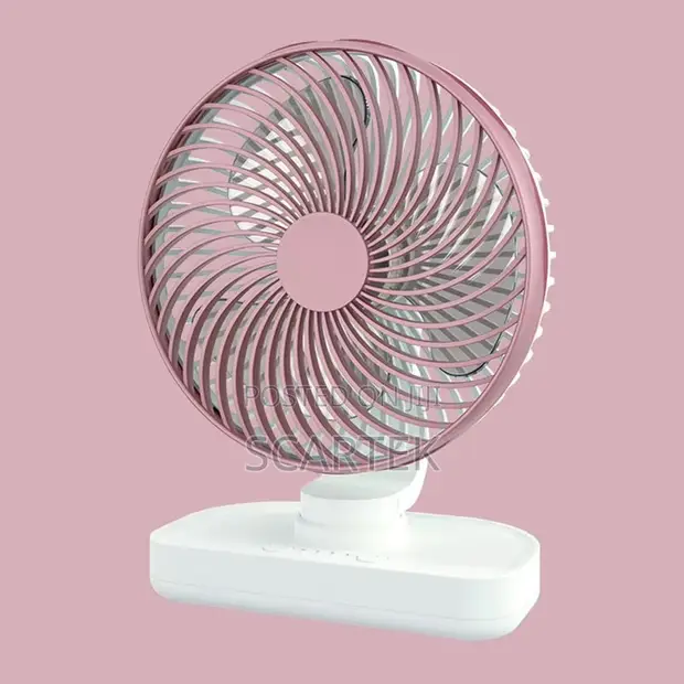 D77 Model USB Rechargeable Desktop Fan - 1