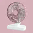 D77 Model USB Rechargeable Desktop Fan - 1