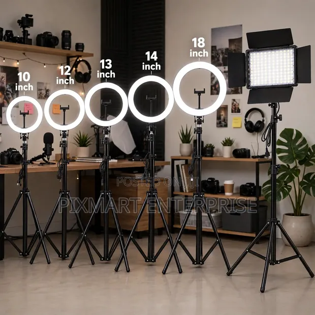 Portable LED Camera Light kwa Video & Photography - 1