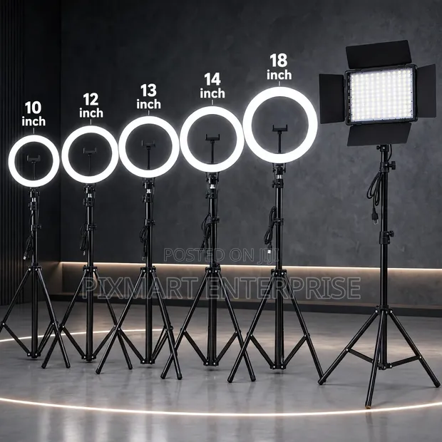 LED Ring Light for TikTok, Makeup, Live Streaming - 1