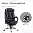 High Back Leather Office Chair | Ergonomic Home Office Chair - 5
