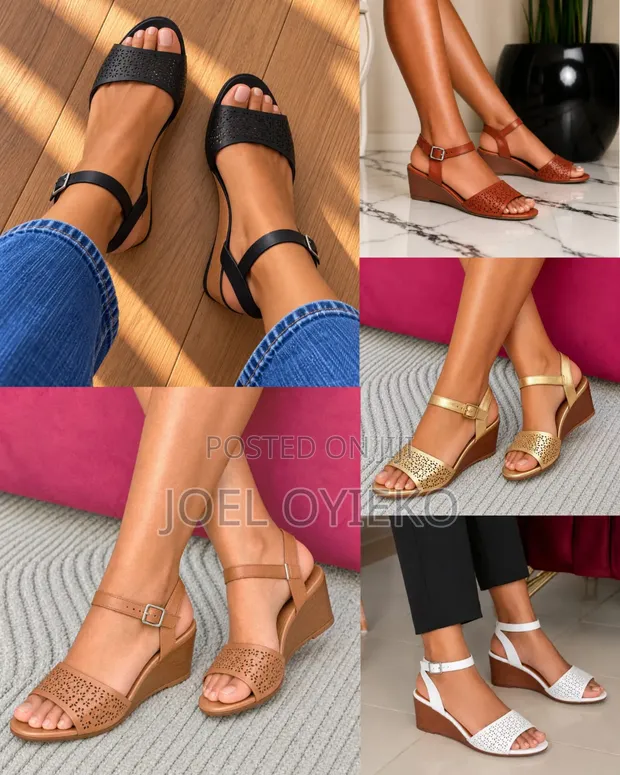 Viatu vya Wedge vya Stradivarius vya Ankle Strap - 1
