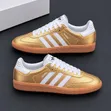 Viatu vya Adidas Samba vya Ngozi vya Kawaida - 2