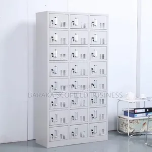 8-Tier, 3-Column Metal Locker - Brand New