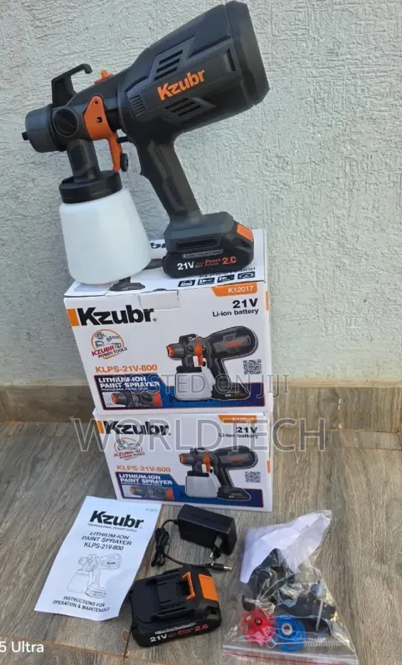 Kzubr 21V Cordless Paint Sprayer - 1