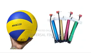Mikasa MVA330 Volleyball with Free Air Pump