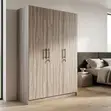 Home Palace 3-Door Bedroom Wardrobe - 1.9M High - 4