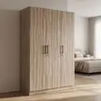 Home Palace 3-Door Bedroom Wardrobe - 1.9M High - 5