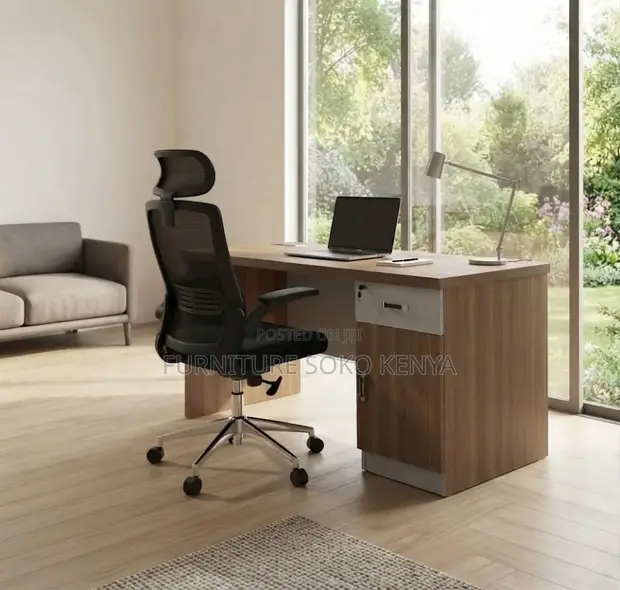 Executive Home Desk | Meza ya Kazi Rahisi ya 1400mm - 1