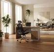 Executive Home Desk | Meza ya Kazi Rahisi ya 1400mm - 5