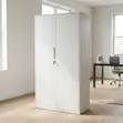 Steel 2-Door Lockable Office Storage Cabinet - 2