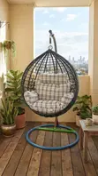 Swinging Balcony Chair | Outdoor Hammock Seat - 3