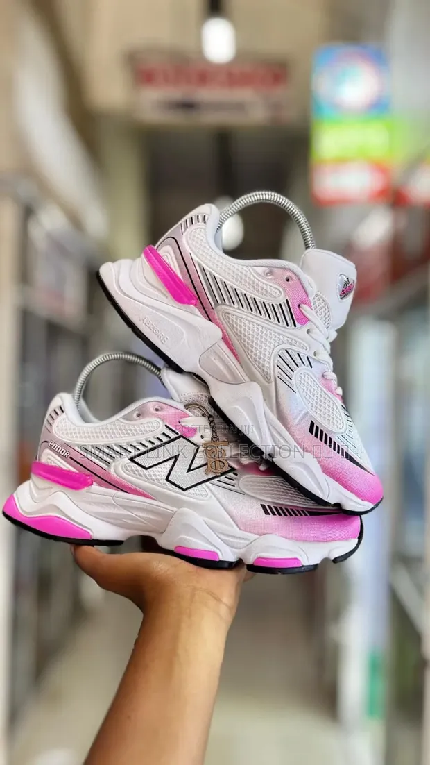 NK Sneakers - Pink & White - 1
