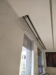 Custom Made Powder Coated Curtain Rod - 5