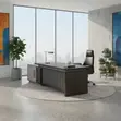 Executive L-Shape Office Desk | 1600MM | Kahawia - 5