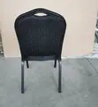 Ergonomic Stackable Black Auditorium Conference Chair - 2