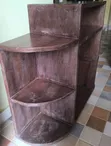 Mvule Hardwood TV Stand with Storage - 2