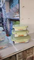 3pcs Borosilicate Glass Storage Containers - 2