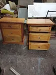 Droo za Kando ya Kitanda za Mahogany kutoka kwa Frank - 1